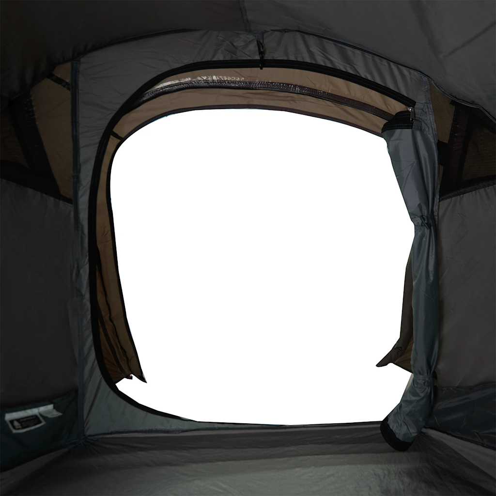 Tunnel Tent for 3 Persons Brown Waterproof