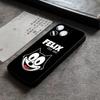 Мультяшный F-Феликс Кот Милый Чехол для Телефона Для 17 Pro Max Iphone 16 14 Pro Max 12 15 Plus 13 Pro 11 Xr X Xs 8 Plus Задняя Крышка