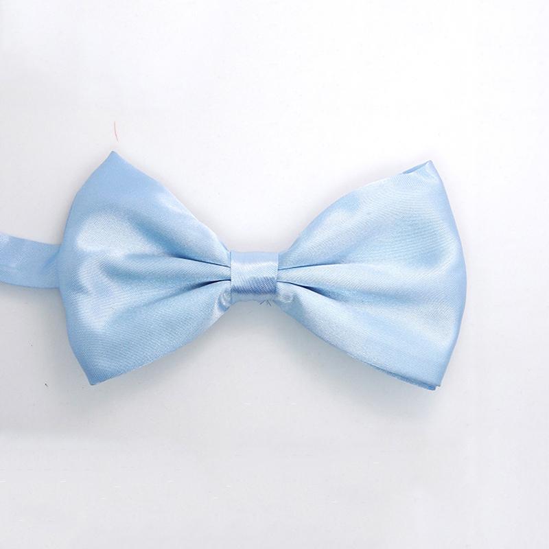 Double Bow Tie Men's Solid Shiny Casual Adult Multi Multi Colours