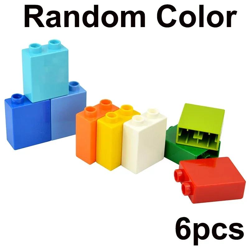 Большой размер слайд гоночный трек мяч кирпич крупный строительный блок воронка слайд лабиринт аксессуары детские игрушки совместимые Duploes