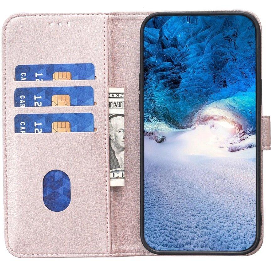 Flip case for Samsung Galaxy A55 5G, BINFEN Wallet, pink