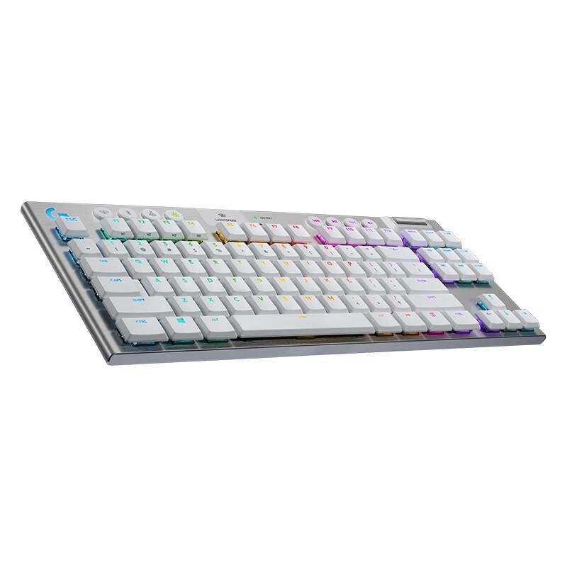 Logitech G913 TKL White Tactile Wireless RGB Mechanical Gaming Keyboard