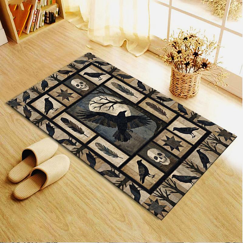 2025 New Crow Decoration Carpet Rug for Living Room Bedroom Home Sofa Decoration,Kids play Non-slip Floor Mat51
