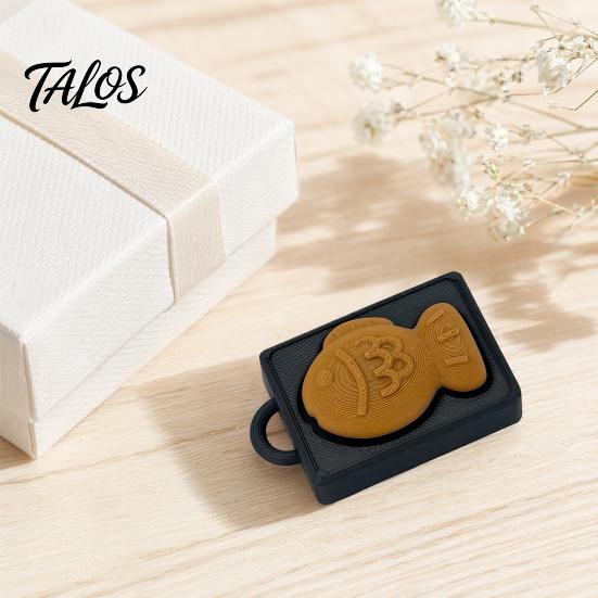 Talos 3D-печатная игрушка-фиджет в виде пирожного морской лещ, брелок-тайяки, кнопка для снятия стресса, игрушки-кликеры для пальцев для снятия стресса