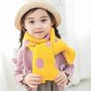 Autumn Winter Thick Warm Scarves for Children Cute Dot Print Scarf Boys Girls Lovely Cotton Knitted Warm Scarf Wraps