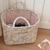 Пасторальная Цветочная Корзина для Грязного Белья | Для Дома | Высококачественная Модная | Большой Вместимости Складная | Игрушки и Закуски для Детей