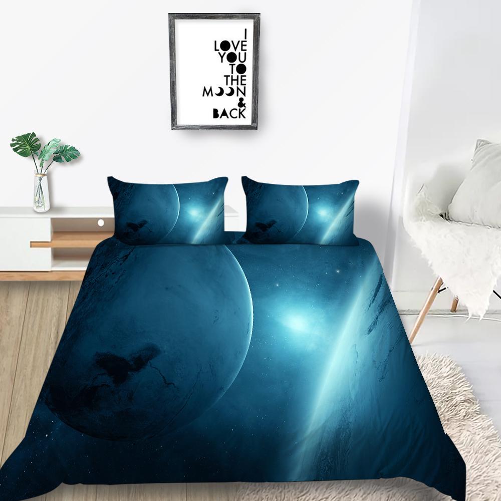 Пододеяльник с принтом звездного неба, постельное белье, новый пододеяльник, костюм для подростков, детский королевский размер, королевский размер, постельное белье