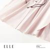 ELLE Французское рубашечное платье-миди с контрастным поясом