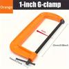 5in/3in/1in G-clamp Strong Woodworking Fixing Clamps For Furniture Wooden Strips DIY Hand Tools Fasteners