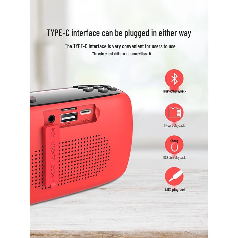 Портативная мини-бас Bluetooth-колонка W-King X2 с радио