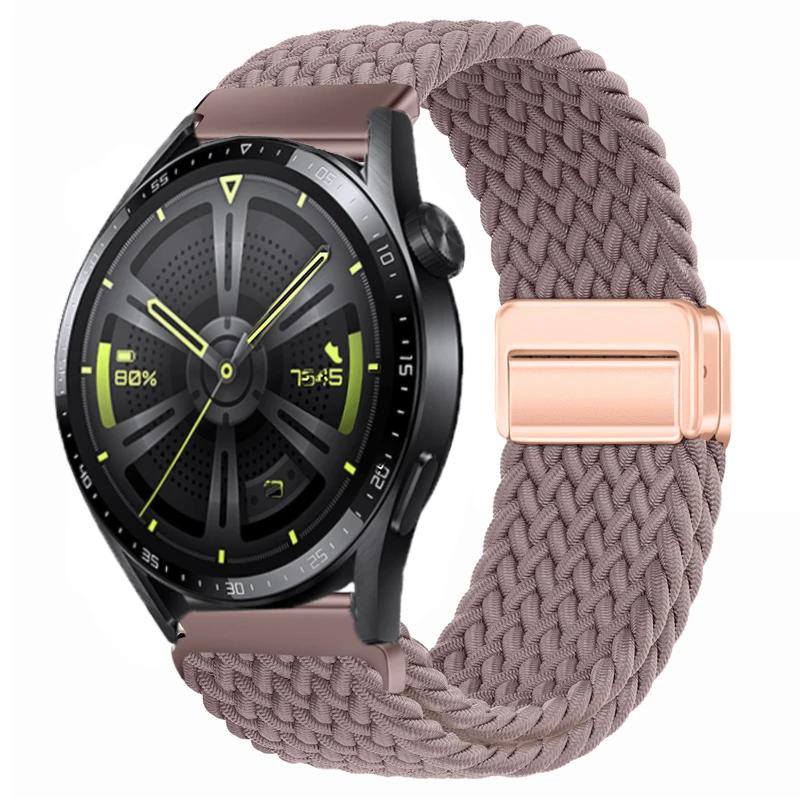 22 мм 20 мм Плетеный нейлоновый ремешок для Huawei Watch 4/3/GT4-3 Samsung Watch 6/5/4/3 Тканевый браслет Наручный ремешок Amazfit GTR 4/GTS4