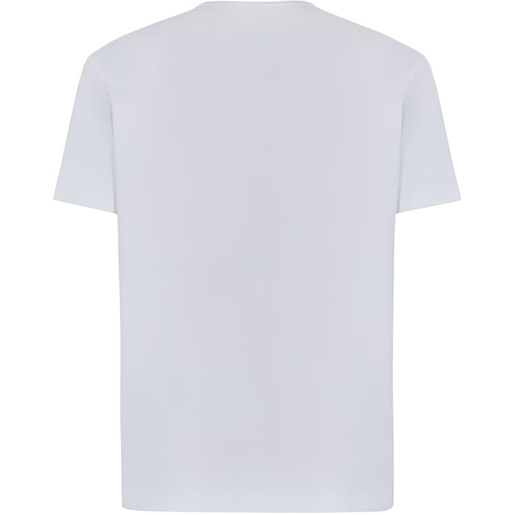 Emporio Armani Мужская футболка с коротким рукавом и круглым вырезом с логотипом EA7 tops 6DPT62-PJVQZ-1100
