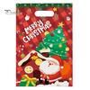 20Pcs Christmas Gift Bag Festive Candy Cookie Bag Santa Claus Deer Pattern Packaging Bag for Holiday Decor