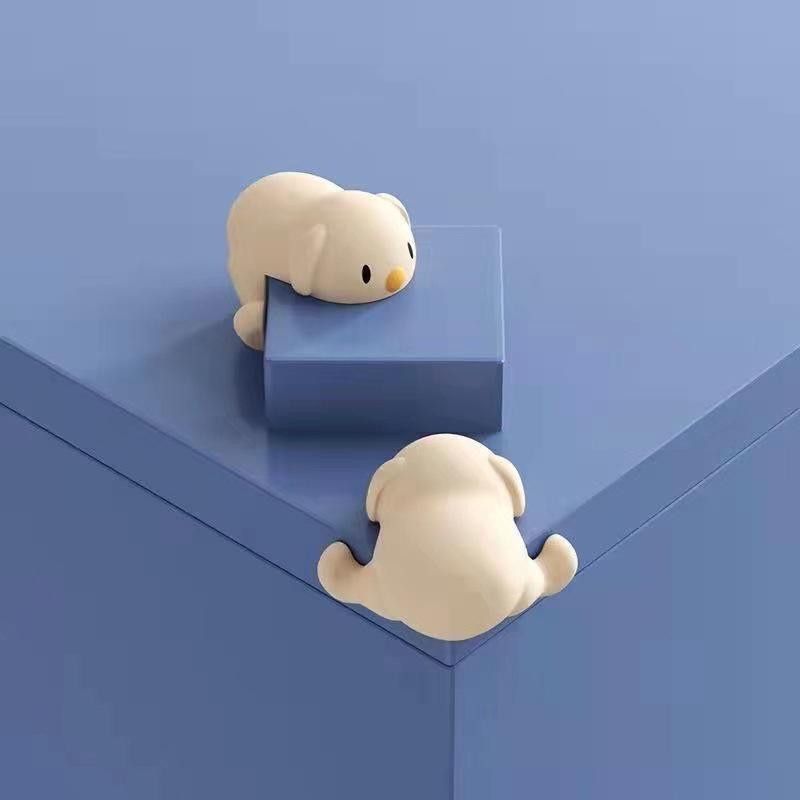 Детская Мультяшная безопасность, угловой защитный чехол для стола для щенков, безопасный, мягкий силиконовый защитный край, чехол для мебели, безопасности для детей