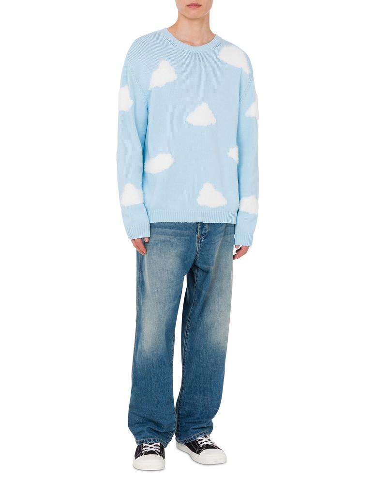 MOSCHINO Cloud Cotton Blend Sweater
