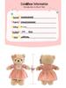 2021 Princess Bear Plush Doll - Teddy Bear Couple Toy for Girls, Holiday Gift