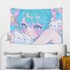 Colorful Anime Girl Tapestry Room decoration Home Decoration Tapestry Decor Accessories Cute Room Decor