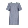Womens/Ladies Relaxed Round Neck Tunic Dress