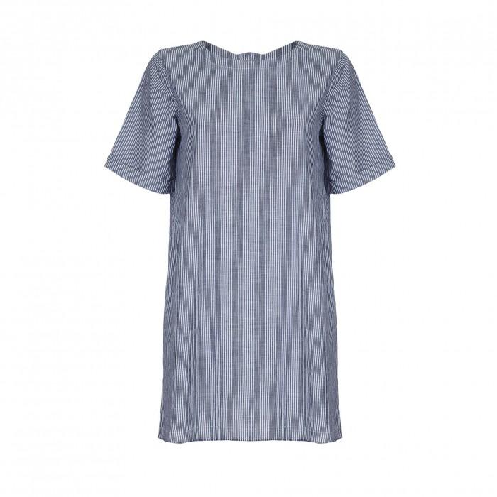 Yumi Womens/Ladies Relaxed Round Neck Tunic Dress
