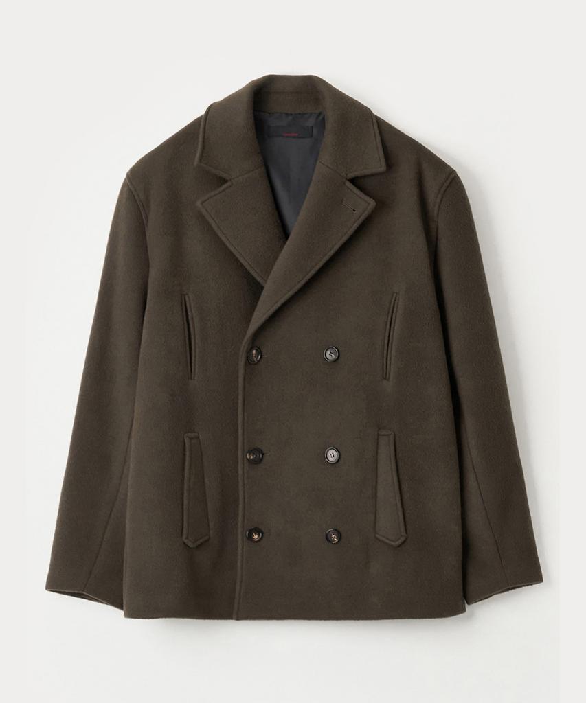 Anytime Loreak Anemone Pea Coat - Cocoa