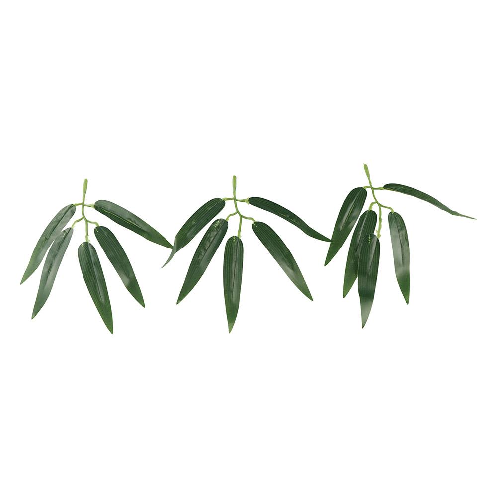 Adornment for Home Office Fake Bamboo Branches Simulation Leaves Bamboo Leaves Artificial Plants