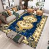 Роскошный синий ковер в турецком бохо-стиле для декора гостиной, спальни, мягкий напольный коврик, коврики для балкона, лаунжа, нескользящий коврик для кухни