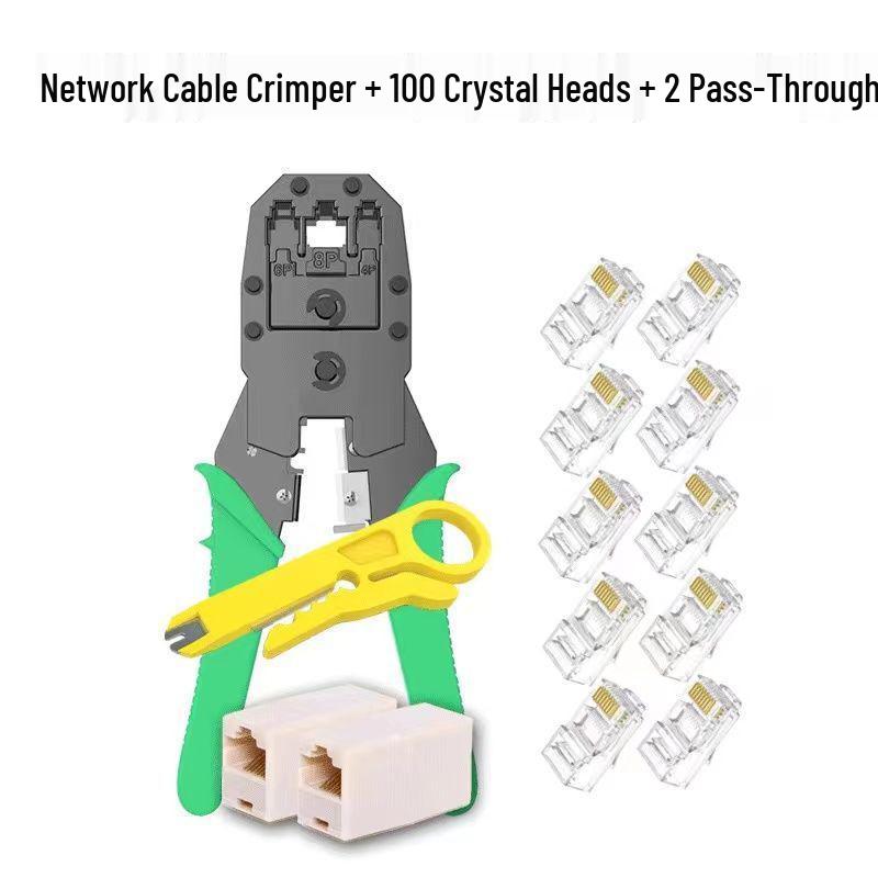 Профессиональный многофункциональный набор для обжима и тестирования сетевых кабелей для Cat 5/6
