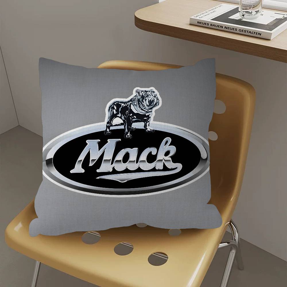 Подушка с логотипом T-Truck Car M-MACKs, Аниме-подушка, Подушка для изголовья дивана-кровати, Наволочка, Чехол для подушки 45x45 см, Модная