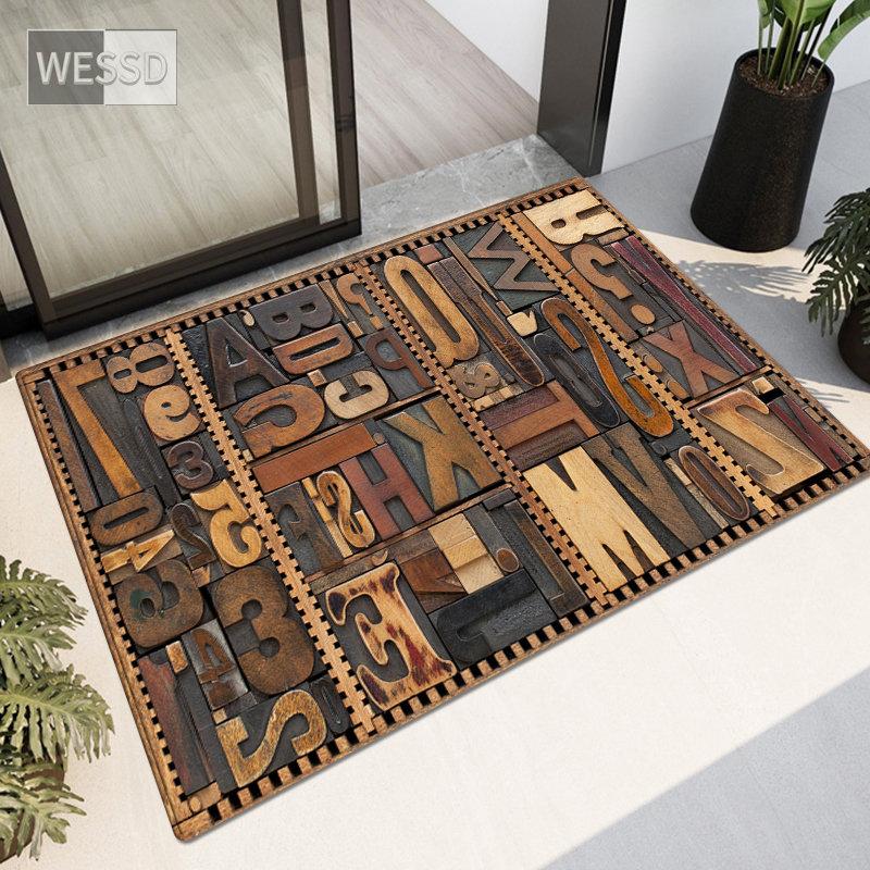 3D коврик под дерево для кухни, пол, коврик для ванной комнаты, противоскользящий коврик для прачечной, ковер для спальни, коврик для гостиной