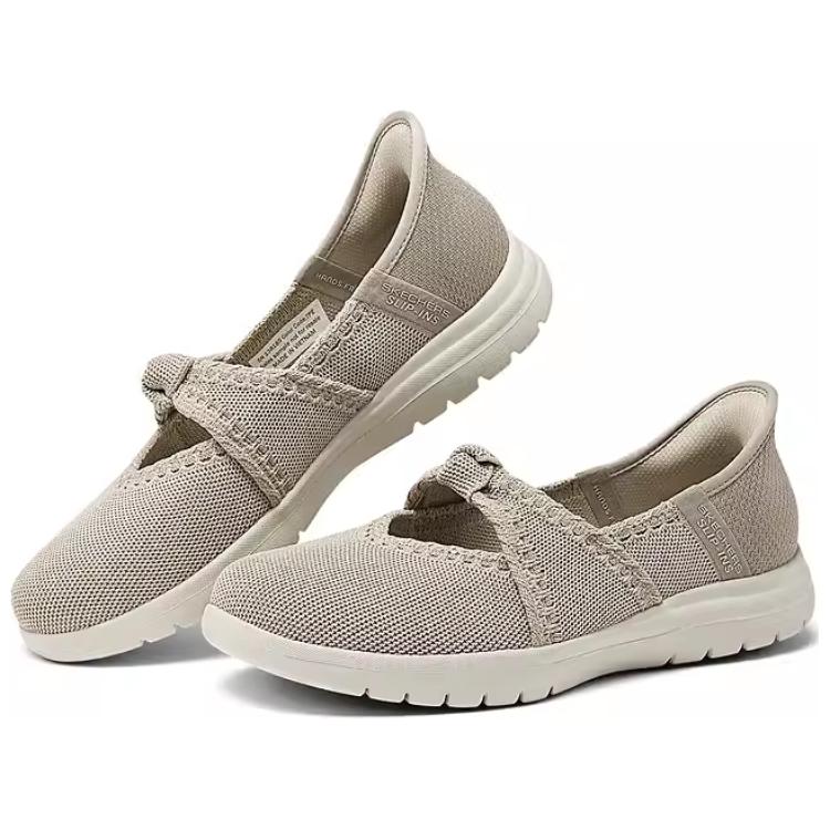 Skechers Удобные повседневные туфли On-The-GO Flex Женские повседневные туфли Серый Коричневый 138185-TPE