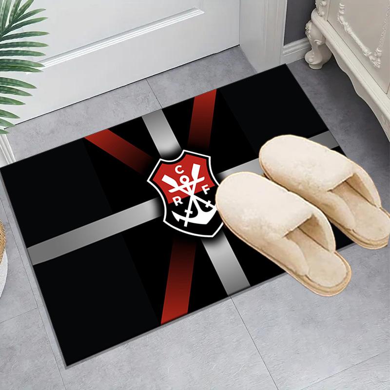1PC FLAMENGO Shield Emblem Rug Game Carpet, Floor Mat for Bedroom Living Room Entryway Rug, Home Decor Idea Gift for Christmas birthday