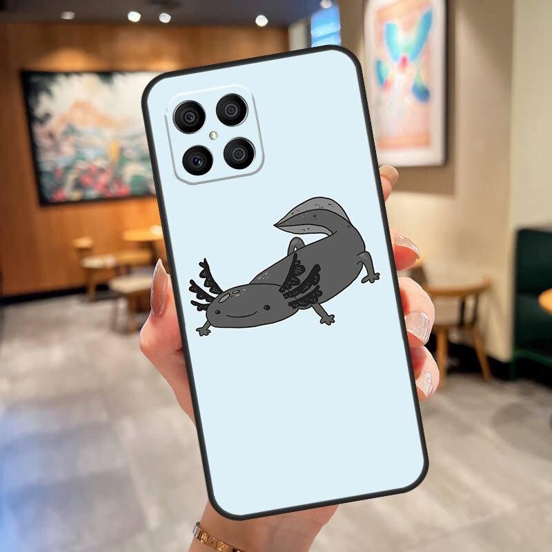 Чехол с милым животным аксолотлем для Honor X7 X8 X9 50 70, чехол для Huawei P40 Lite P50 P30 P20 Pro Nova 5T P Smart Z