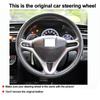 Ручная прошивка чехла на руль автомобиля для Honda BR-V BRV 2015 - 2025 Оплетка на руль Защитная обмотка рулевого колеса 2025 2020 2019