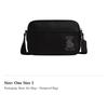 COACH Graham Cow Leather Shoulder Bag Medium Men's Black CY828-QBM2