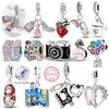 S Оригинальные Медные Шармы Бусина Пуанты Бант Духи Платье Подвеска Подходит для Браслета Браслета Женские Ювелирные Изделия Подарок
