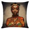 Home Decor Fashion Afro Black Women Girls Sofa Pillowcases Bedroom Living Room Decor Cushion Covers