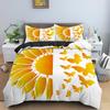 Comforter Watercolor Flowers King Queen Colorful Blooming Floral Bedding Set For Teen Adult Plant 2/3Pcs Polyester