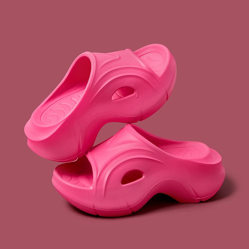 Модные новые летние женские сандалии на платформе, удобные повседневные сандалии, нескользящие сандалии для пляжа, женская обувь для ванной