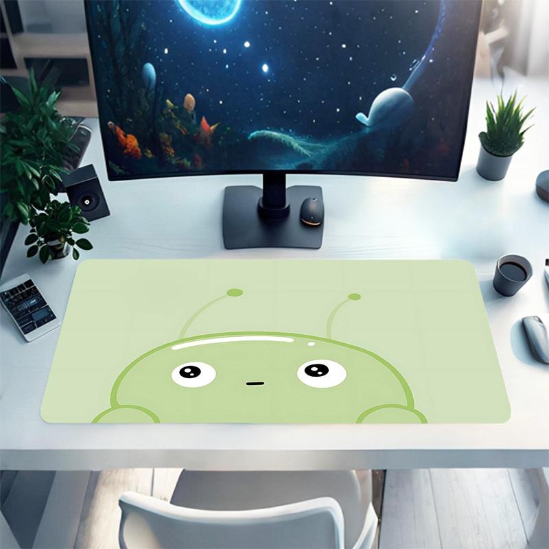 1PC alien space Oversized Mouse Pad - Non-Slip Rubber Base Perfect for Office School Esports Home Decor Desk Mat 289A