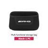 For Mercedes Benz Car Seat Leather Pocket Holder Universal Sticky Storage Pocket C180 C300 W124 W176 W177 C200 C260 GLC CLE CLA JV3