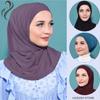 Практический капот хиджаб мусульманин джилбаб хиджаб для женщин шеи шарф хиджаб булавки для женщин мусульманин