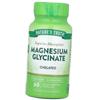 Магний Глицинат, Magnesium Glycinate Chelated 100, Nature's Truth  60капс (36509044)