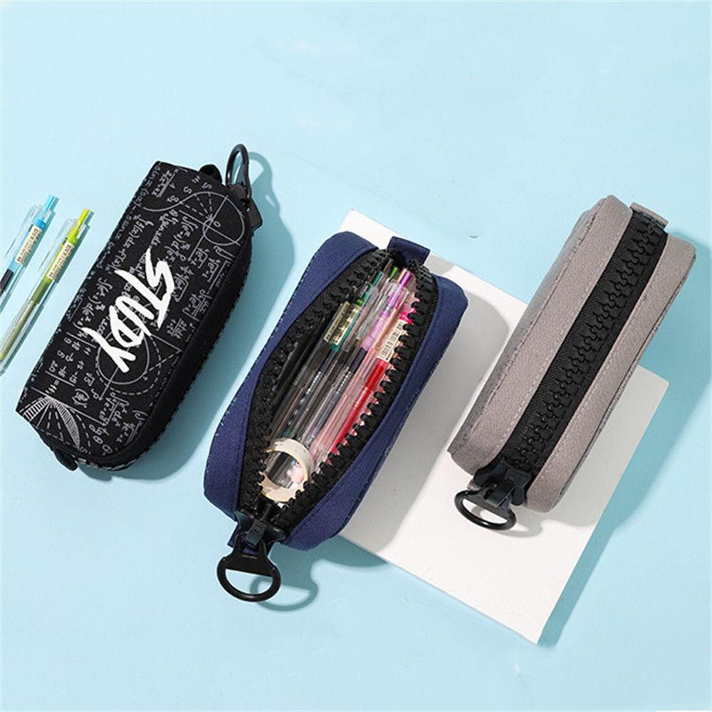 Thickened Stationery Bag Large Capacity Pencils Pouch Office Organizer Pencil Bag Makeup Bag