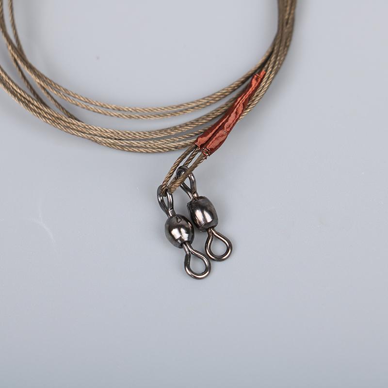 2 шт./компл. стальная проволока титановая проволока анти-клещевая леска со штифтом рыболовная передняя проволока