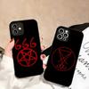 Чехол для телефона Pentagram 666 для iPhone Samsung Galaxy Redmi Xiaomi Oppo OnePlus Note SA 7 8 9 10 11 12 13 14 20 21 22 23 53 54 Pro Max Ultra TPU Soft