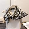 New Fashionable Bandanas Imitation Silk 70*70cm Temperament Square Scarves Women Spring/Summer Soft Satin Leopard Print Scarf