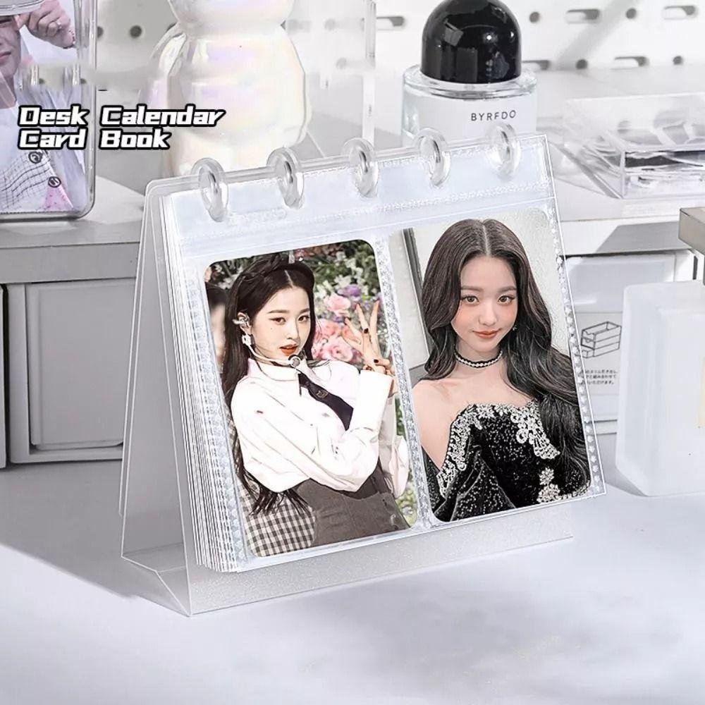 Transparent Photocard Holder 3inch/3.5inch Idol Card Picture Display New Desktop Photo Album