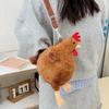 Going Out Cute Handbag New Plush Ugly Cute Large Capacity Doll Bag Chicken