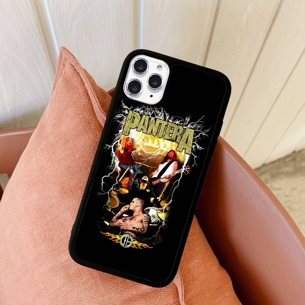Dark Heavy Metal Rock P-PanteraS Band For IPhone 11 12 13 14 15 16 17 Pro Max Plus TPU+PC Shockproof Back Phone Cases