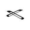 For Toyota RAV4 XA50      2024 RAV 4 Hybrid Car Rear Tail Fog Light Lamp Frame Trim Cover Decoration Sticker